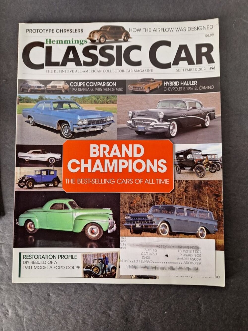 HEMMINGS CLASSIC CAR MAGAZINES - ALL TWELVE 2012 ISSUES - ALL IN GOOD SHAPE - Picture 5 of 14